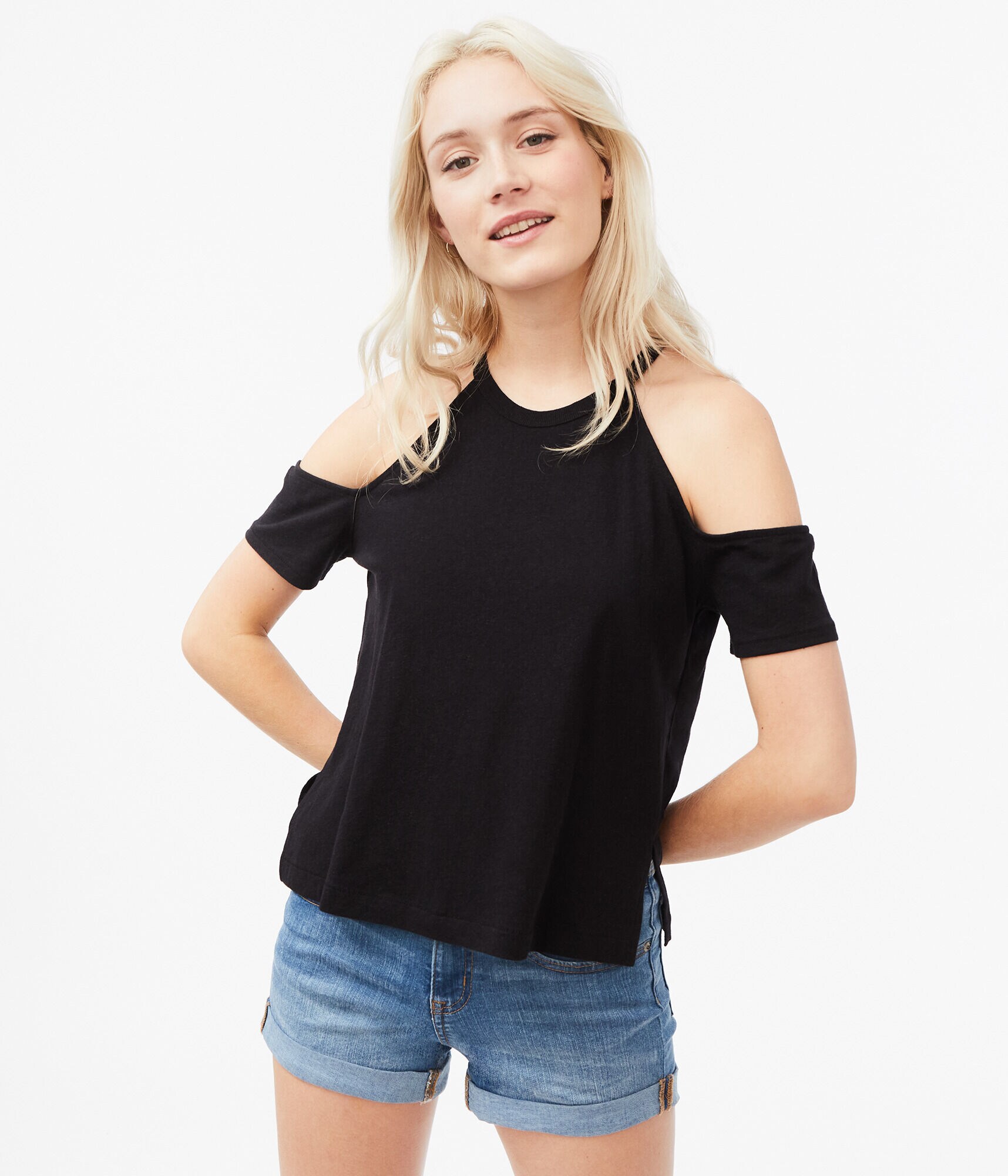 Cold-Shoulder Top***
