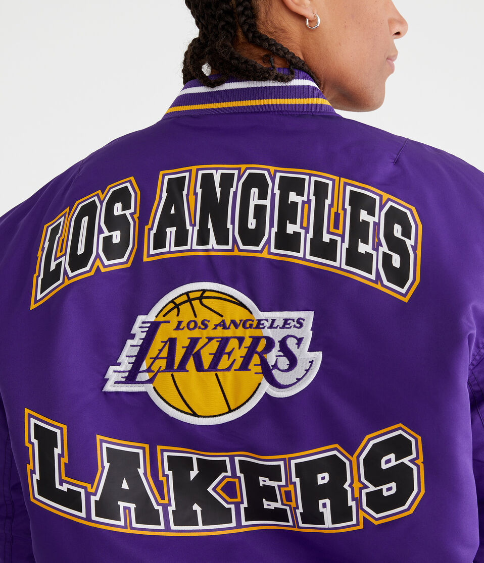 Los Angeles Lakers Basketball Bomber Jacket