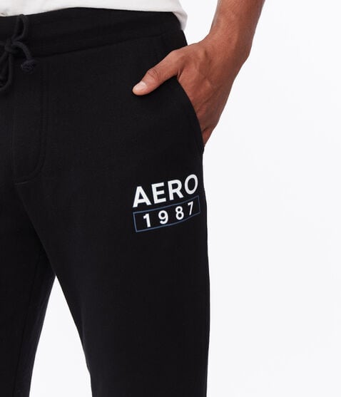 Aero 1987 Box Logo Jogger Sweatpants Aero 1987 Box Logo Jogger Sweatpants