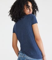 Aeropostale 87 Arch Appliqué Graphic Tee
