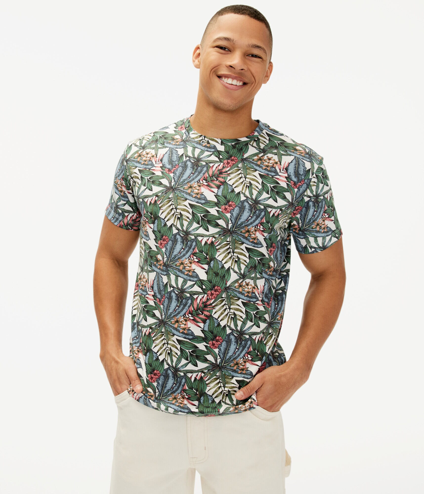 Tropical Floral Graphic Tee