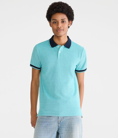 Contrast Tipped Piqué Polo Contrast Tipped Piqué Polo