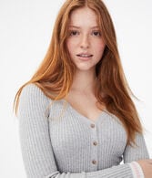 Ribbed Bodycon Cardigan