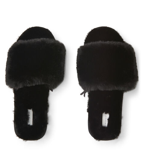 Faux Fur Slide Slipper Faux Fur Slide Slipper