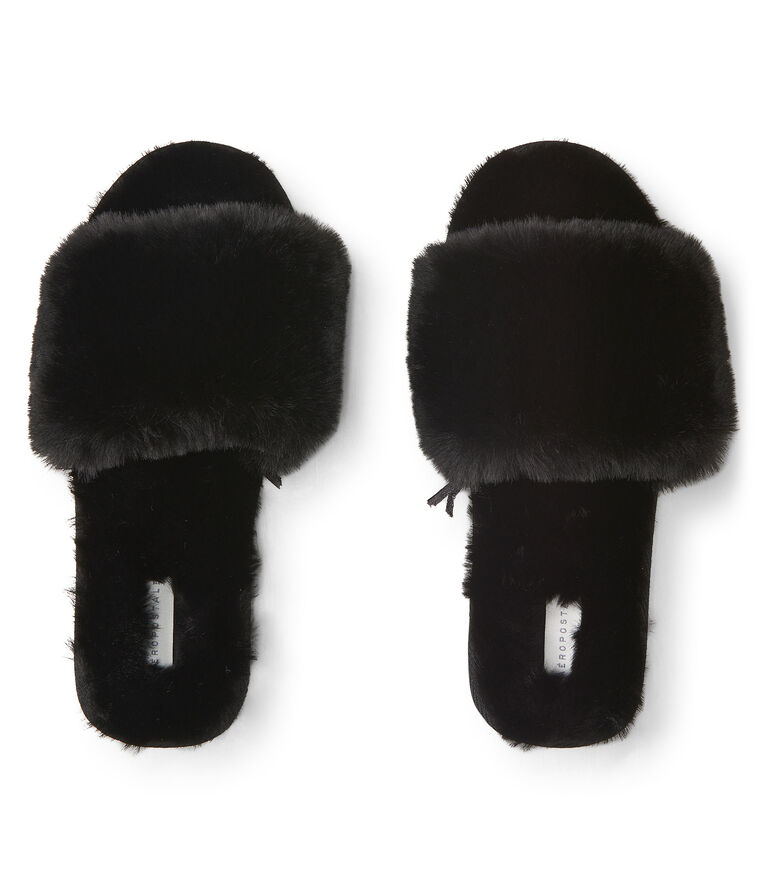 Faux Fur Slide Slipper