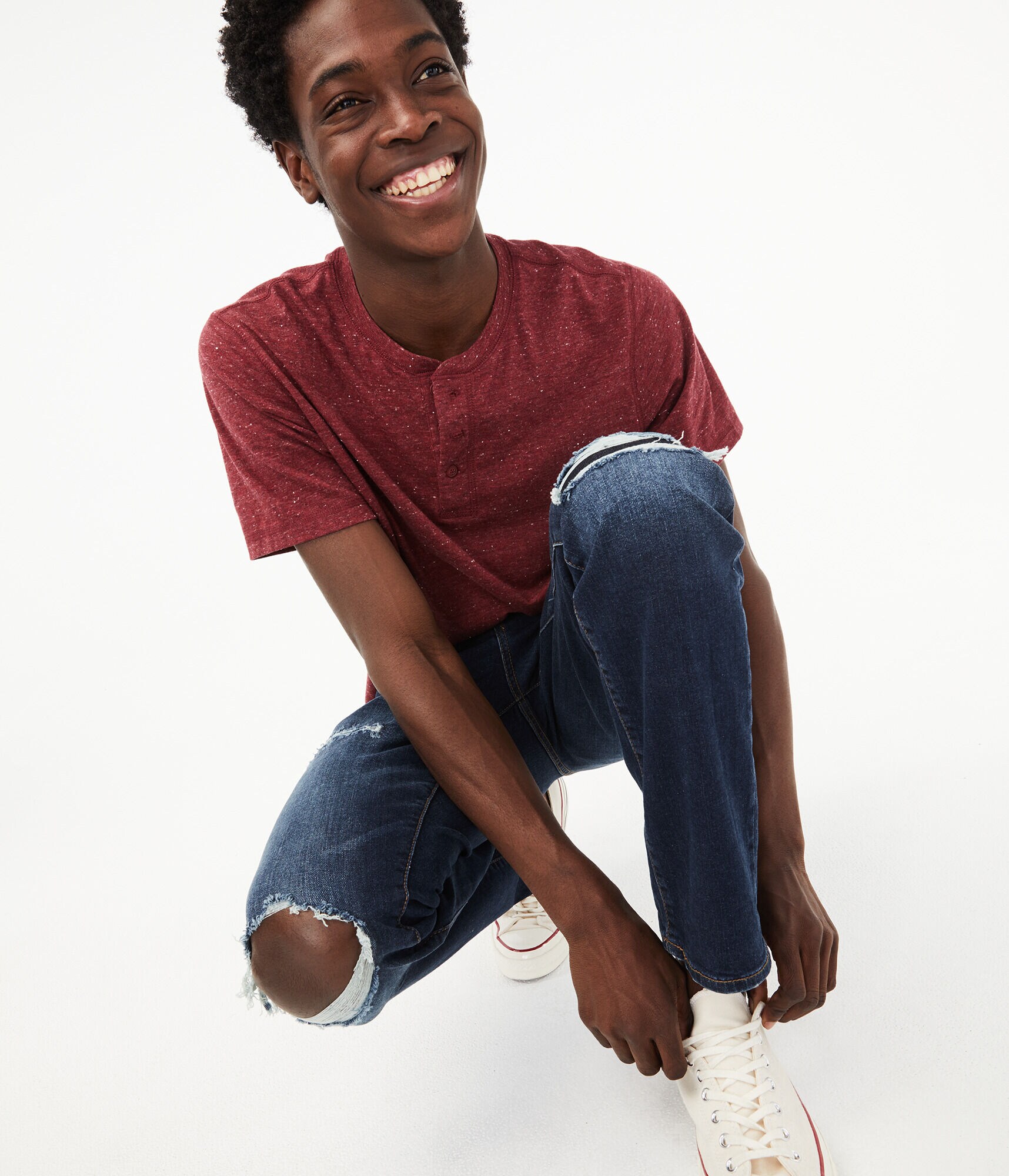 Skinny Destroyed Stretch Jean