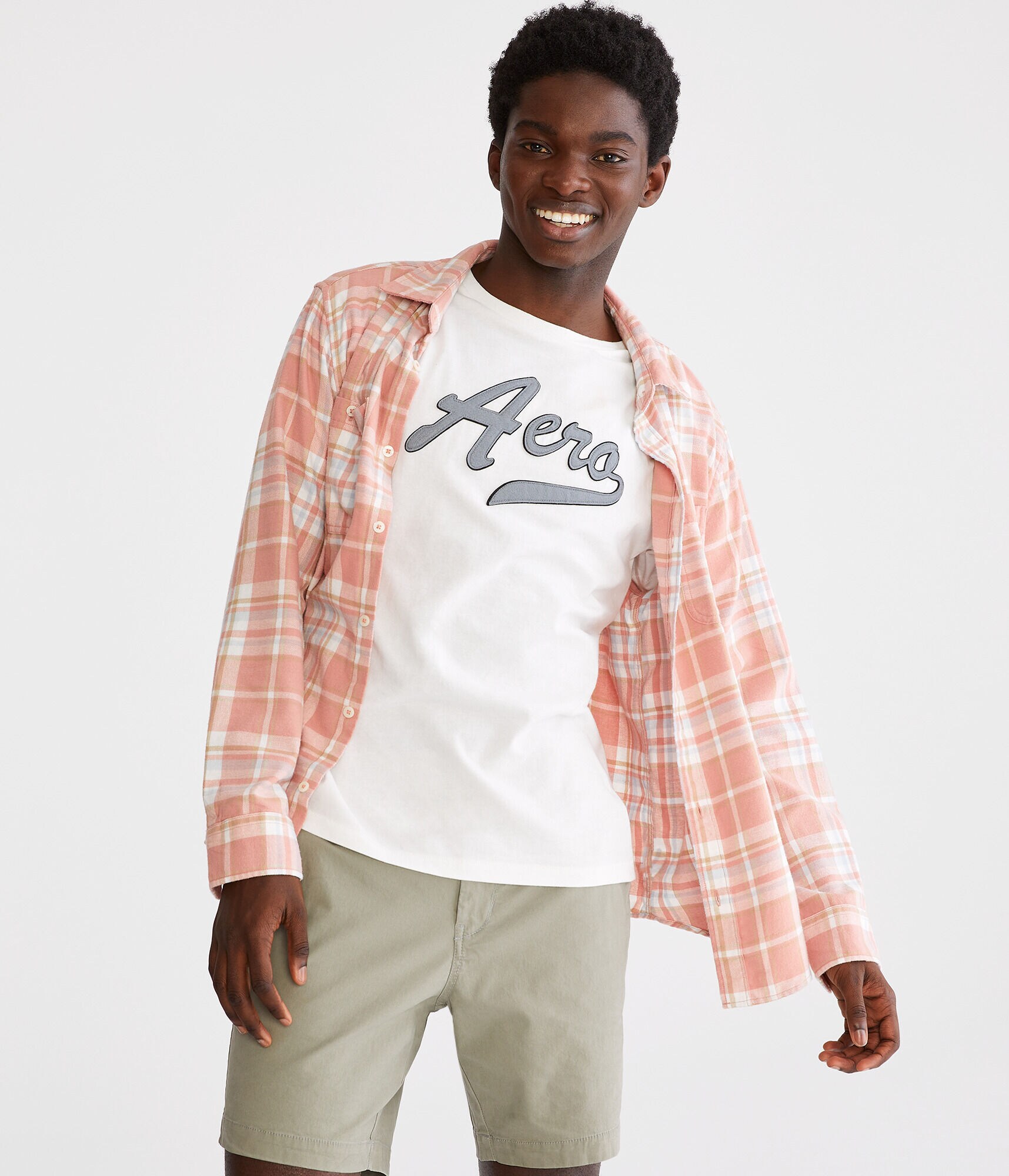 Aero Script Appliqu&eacute; Graphic Tee