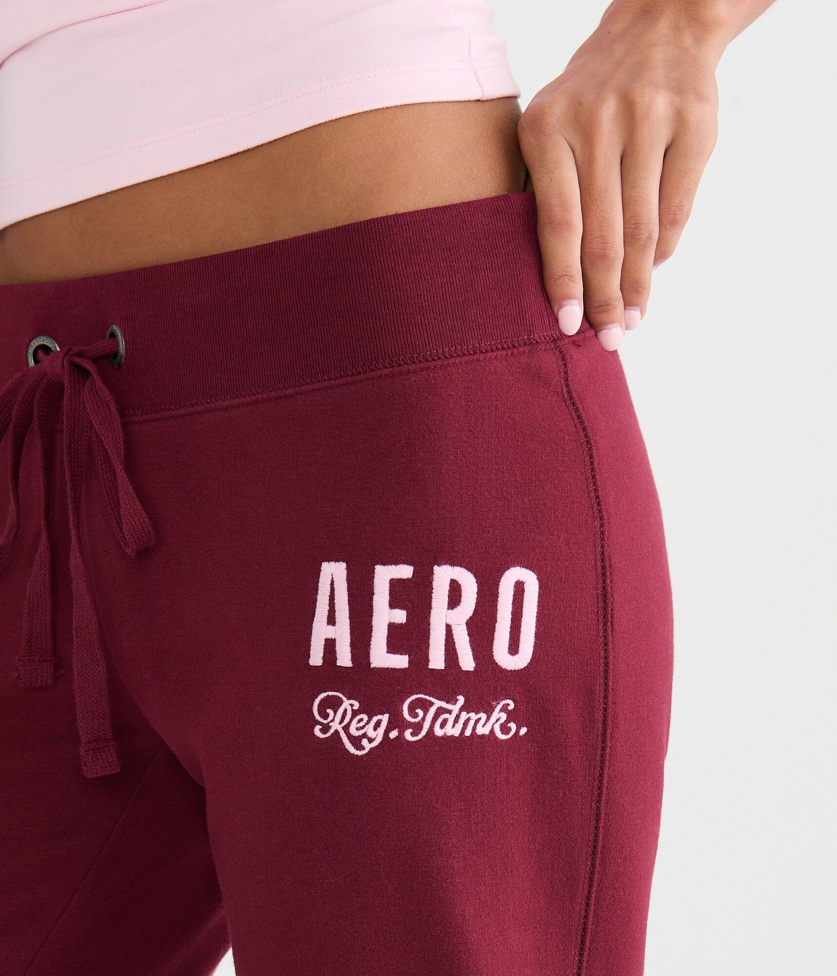 Aero Trademark Fit &amp; Flare Sweatpants