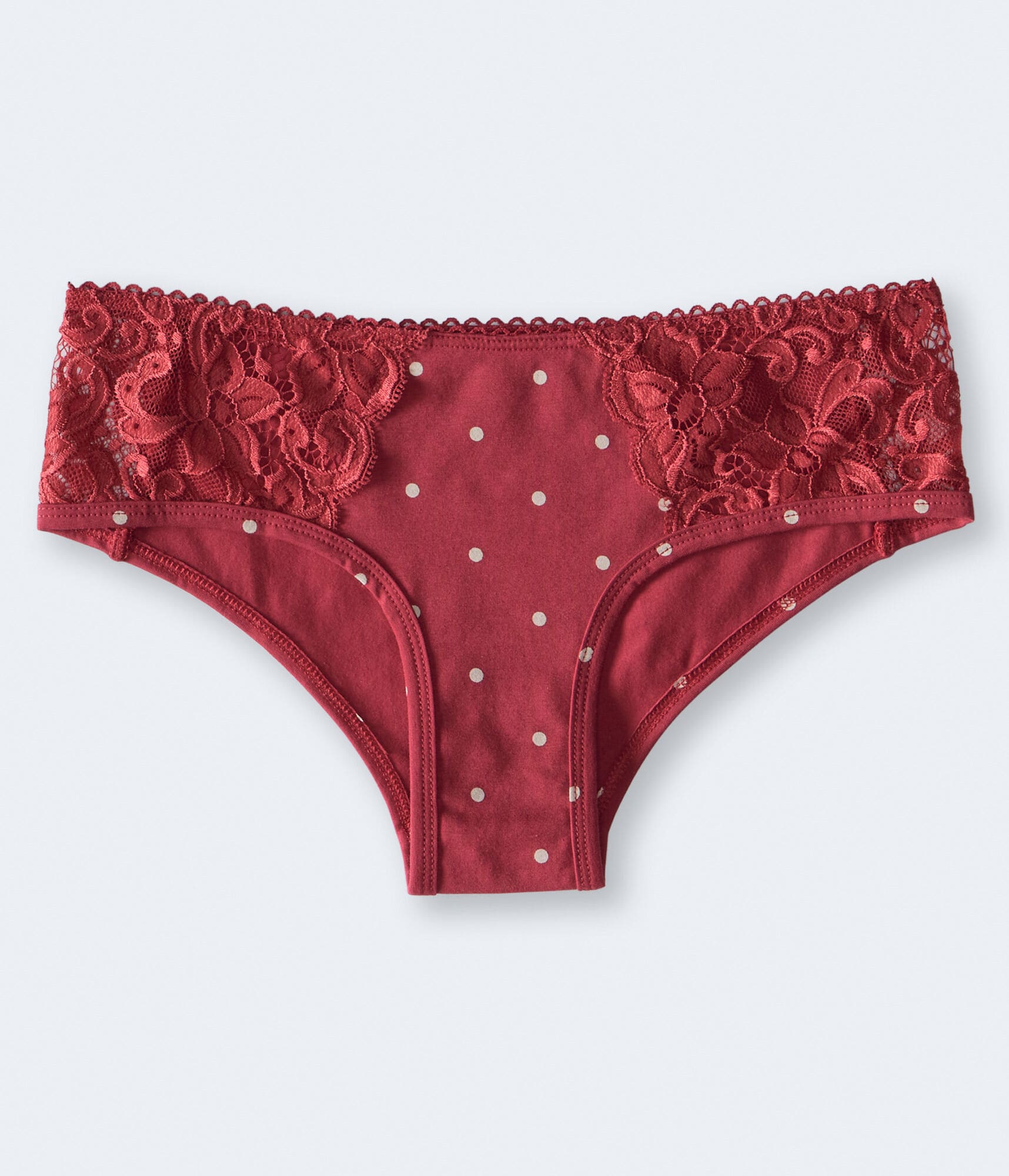 Dot Side-Lace Cheeky