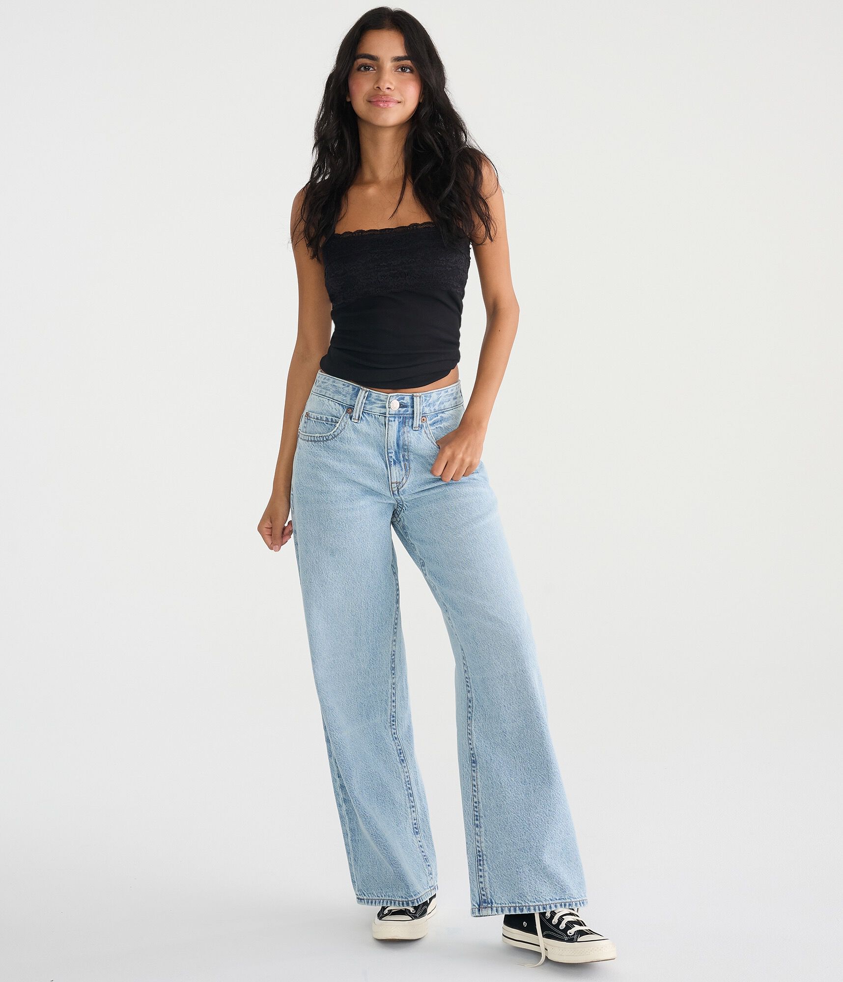 Low-Rise Super Baggy Jean