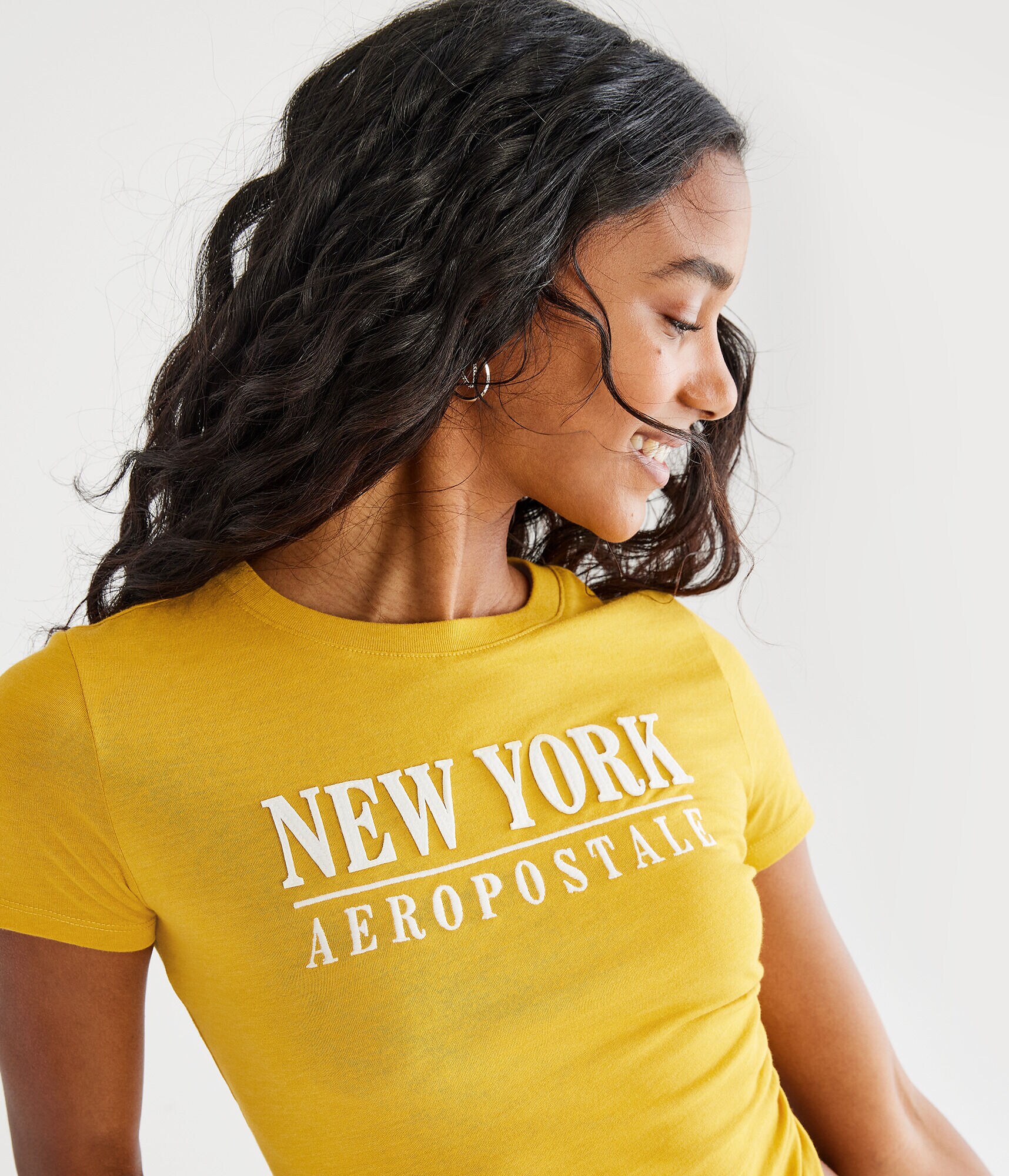 New York Aeropostale Appliqu&eacute; Graphic Tee