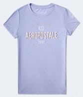 Aeropostale East Coast Appliqué Graphic Tee