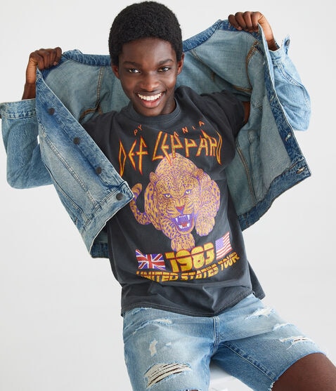 Def Leppard Pyromania Graphic Tee Def Leppard Pyromania Graphic Tee