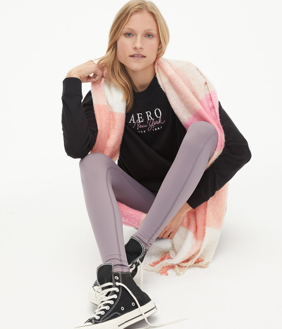 Long Sleeve Aero New York Boyfriend Graphic Tee