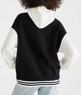 Varsity Hooded Fleece Jacket