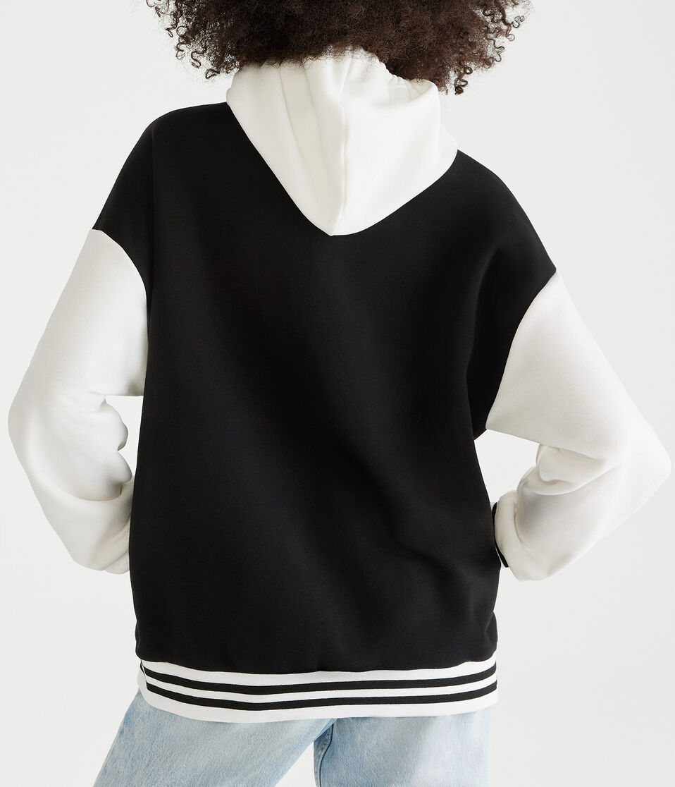 Varsity Hooded Fleece Jacket