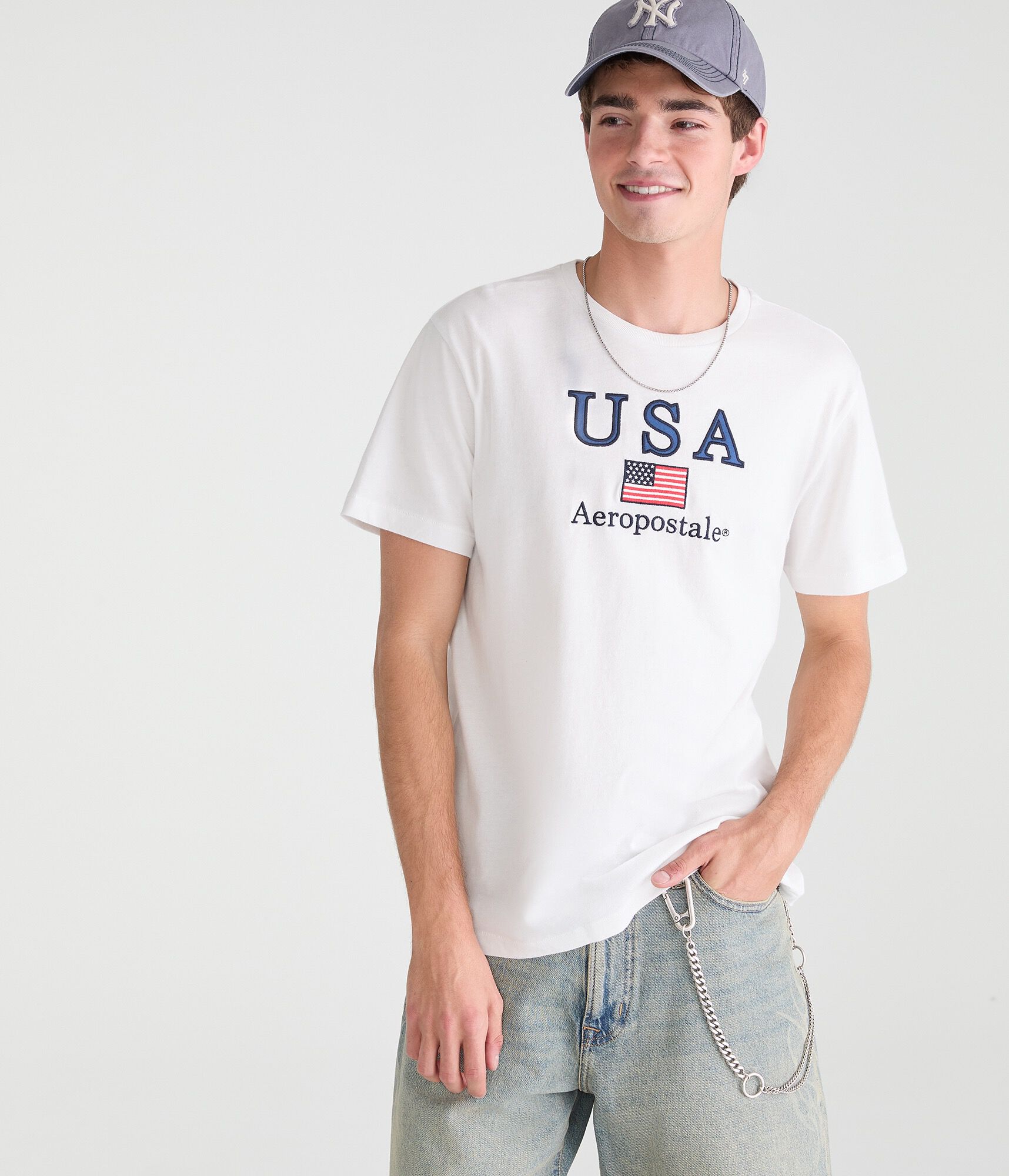 Aeropostale USA Appliqu&eacute; Graphic Tee