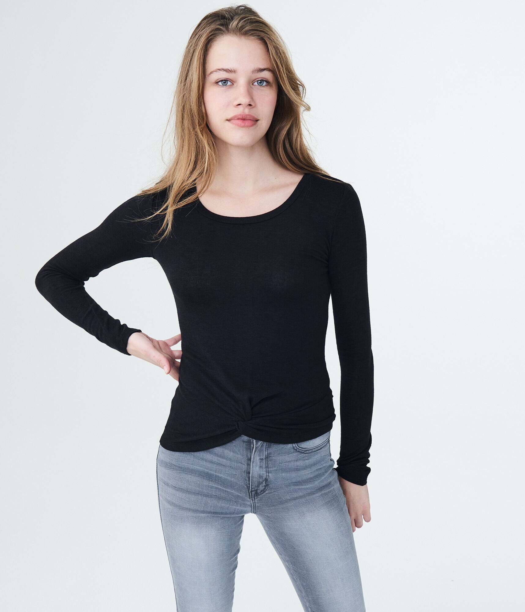 Long Sleeve Seriously Soft Twist Tee