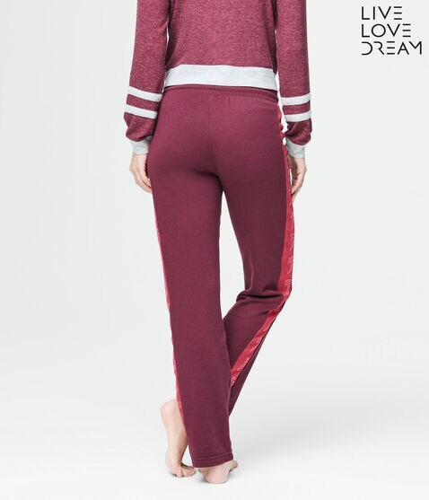 LLD Logo Stripe 90's Wide-Leg Sweatpants