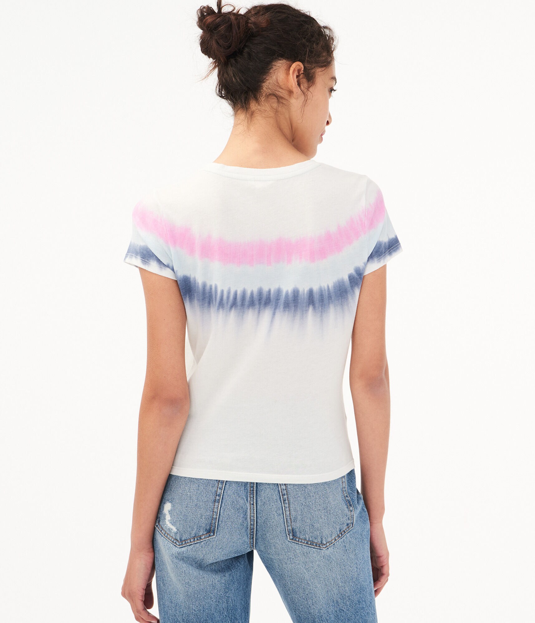 Seriously Soft Tie-Dye Stripe Girl Tee
