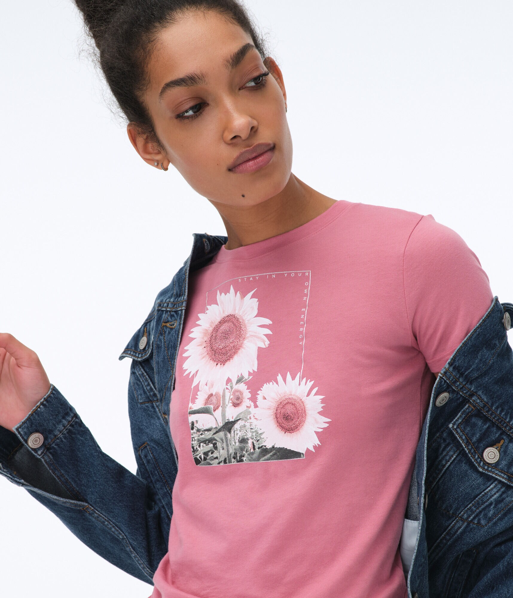 Foil Sunflower Energy Graphic Tee