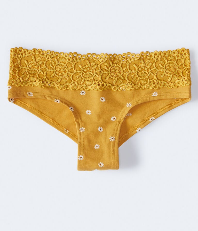 Daisy Lace-Trim Cheeky