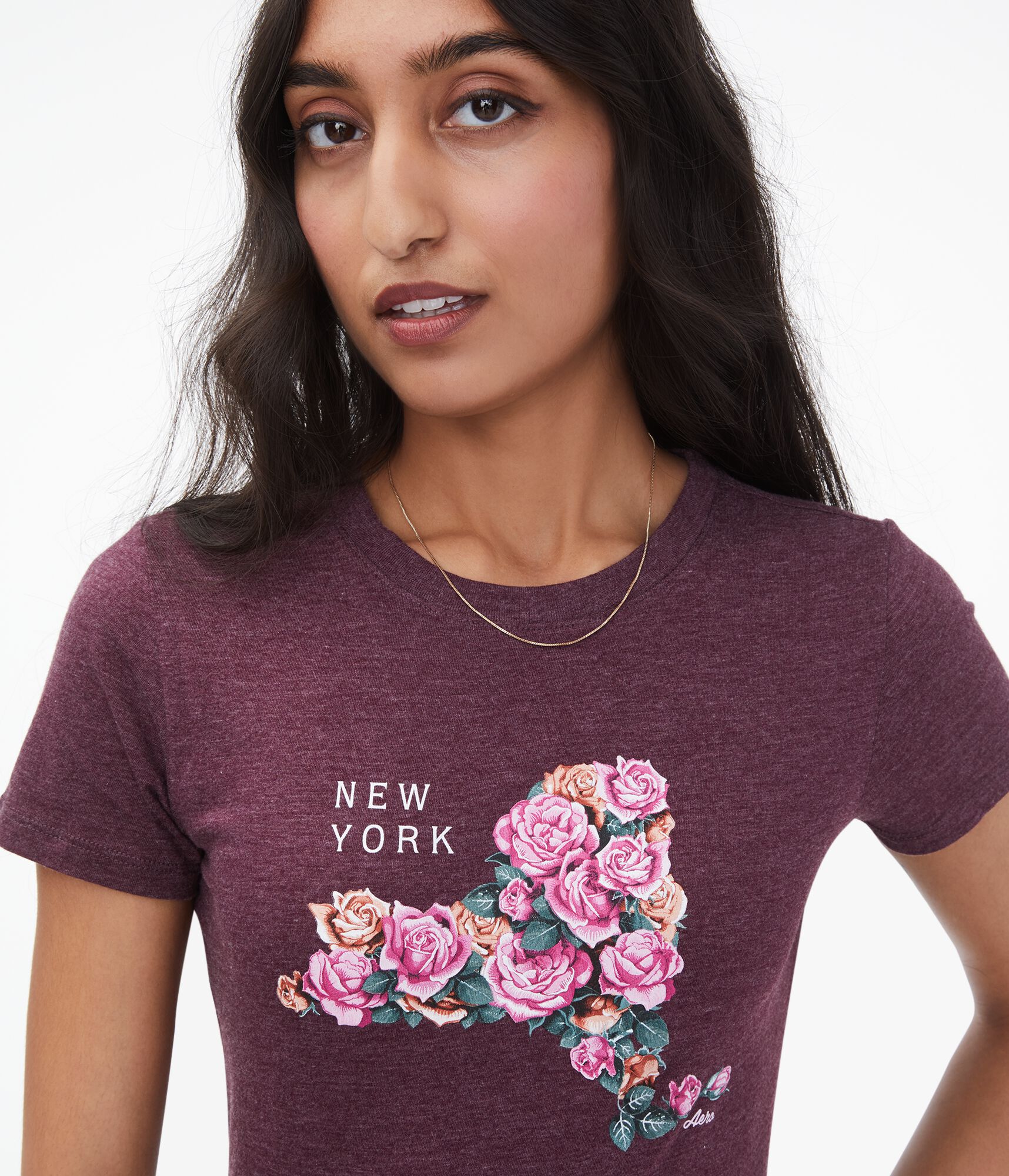 New York State Roses Graphic Tee
