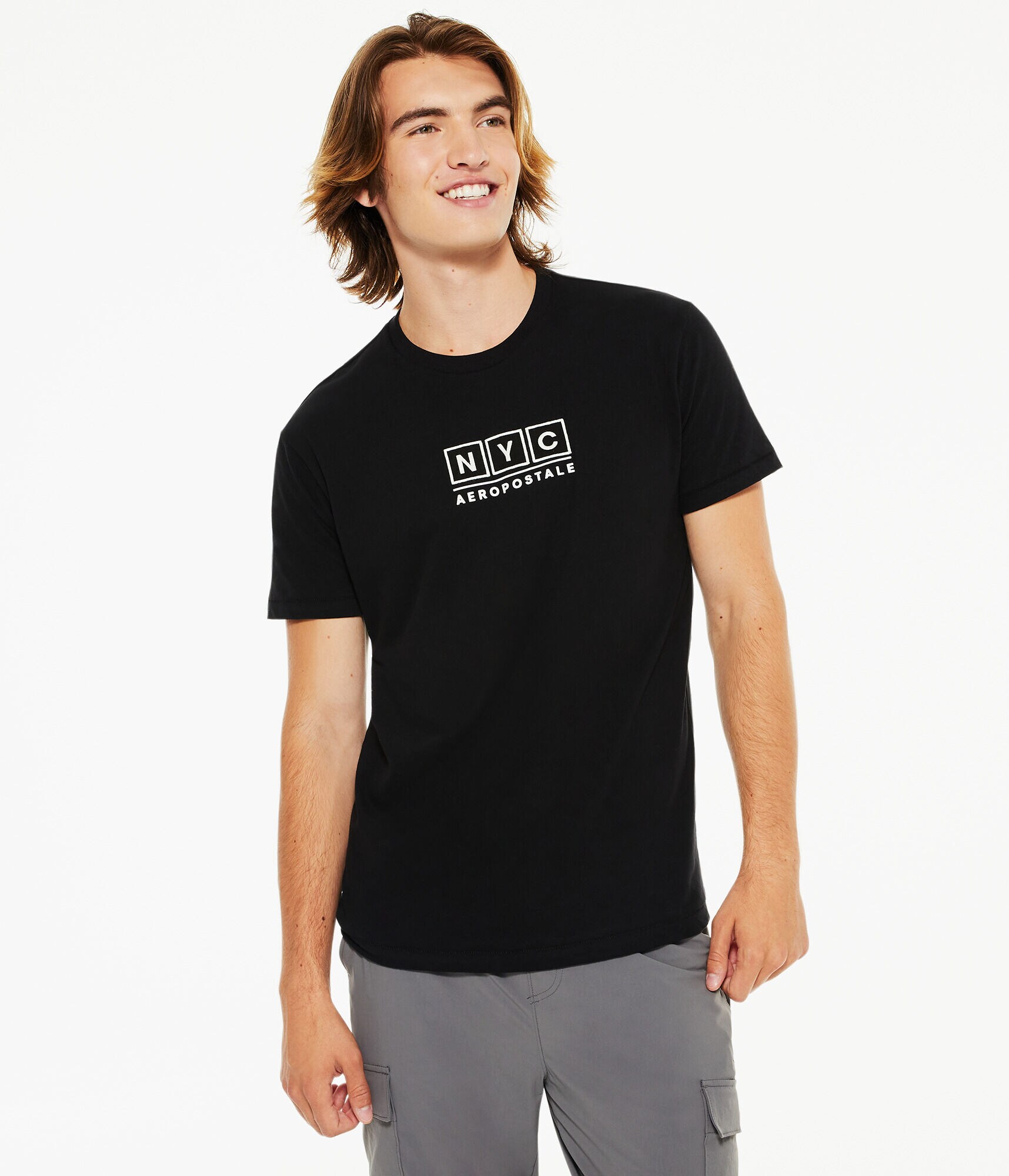 NYC Block Box Logo Graphic Tee