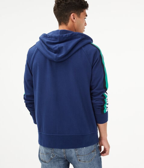 A87 Sleeve Stripe Full-Zip Hoodie*** A87 Sleeve Stripe Full-Zip Hoodie***