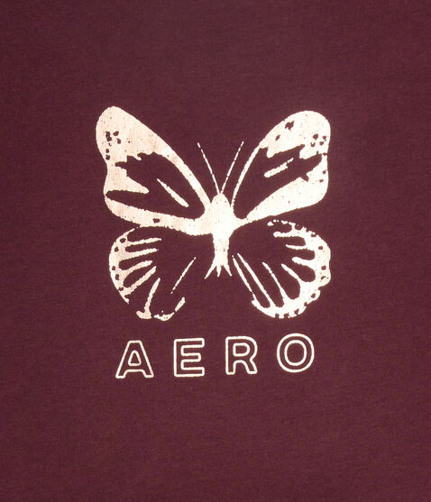 Aero Butterfly Foil Graphic Tee Aero Butterfly Foil Graphic Tee