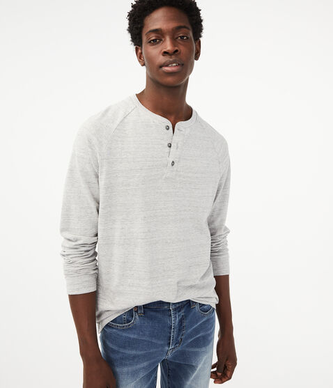 Henley Raglan Long Sleeve Raglan Henley