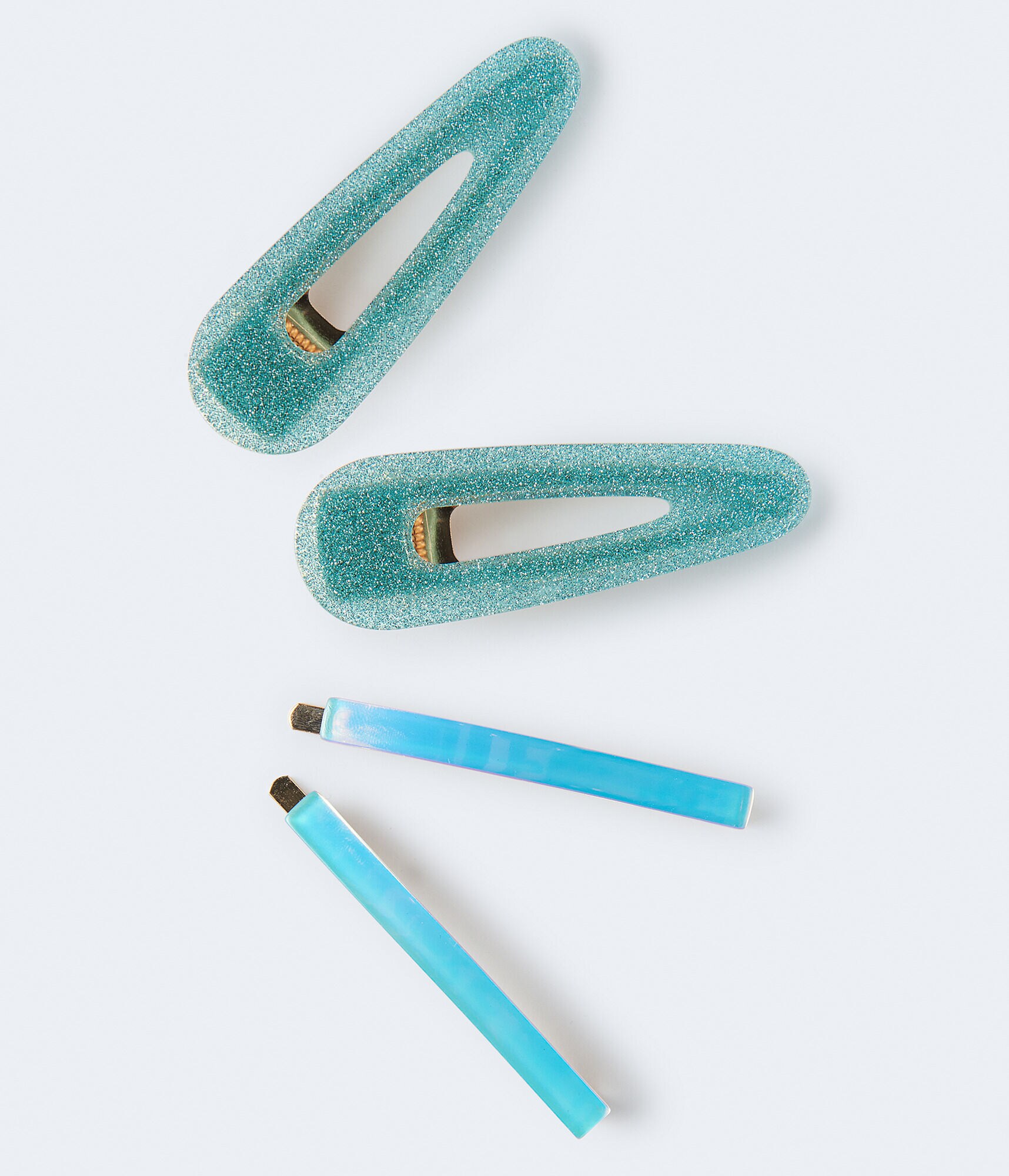 Mixed Slide Hair Clip 4-Pack