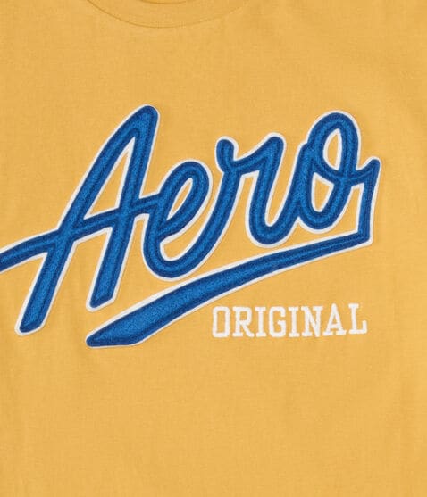 Aeropostale Original Script Appliqué Graphic Tee Aeropostale Original Script Appliqué Graphic Tee
