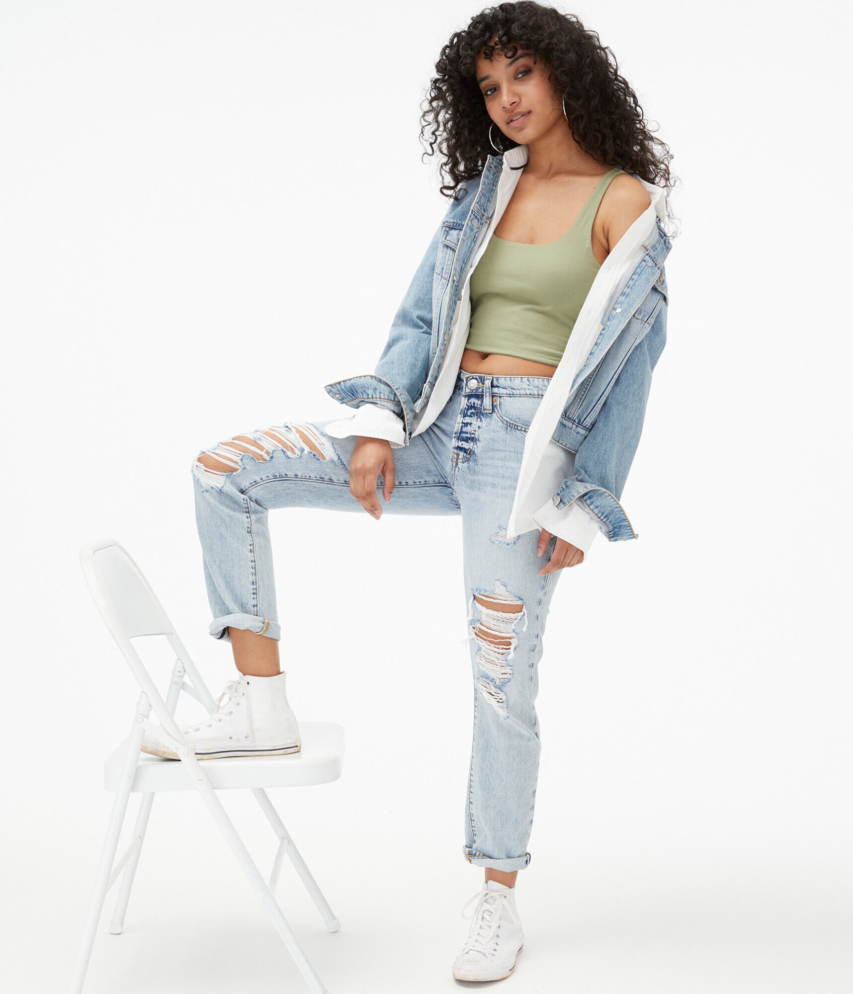 Seriously Soft Square-Neck Cropped Tank