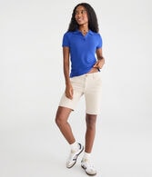 Low-Rise Uniform Bermuda Shorts