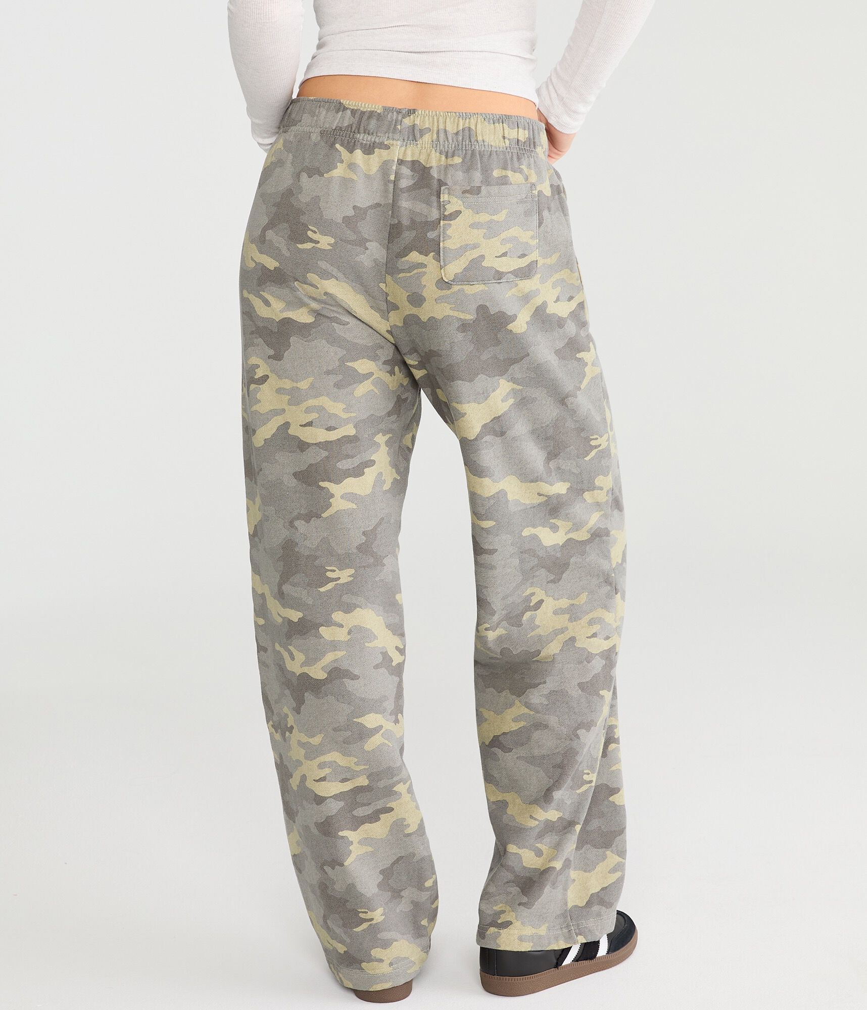 Cloud Soft Camo High-Waisted Straight Leg Sweatpants