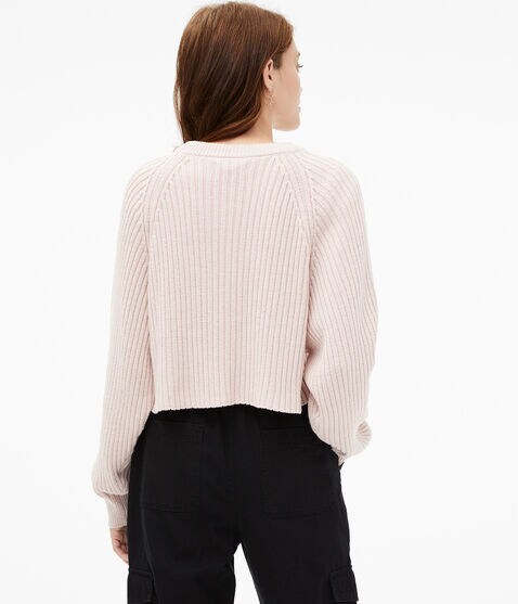 Ribbed Crew Sweater