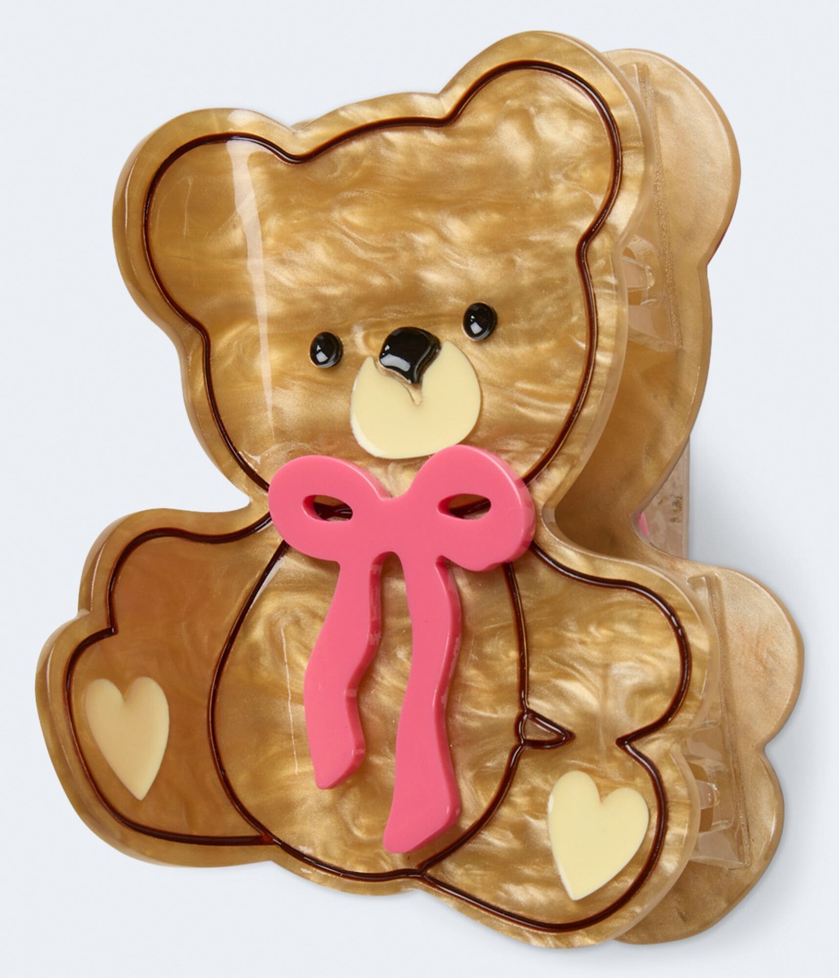 Teddy Bear Claw Hair Clip