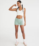 Air Soft Fold-Over Booty Shorts