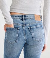 Mid-Rise Straight Ankle Jean