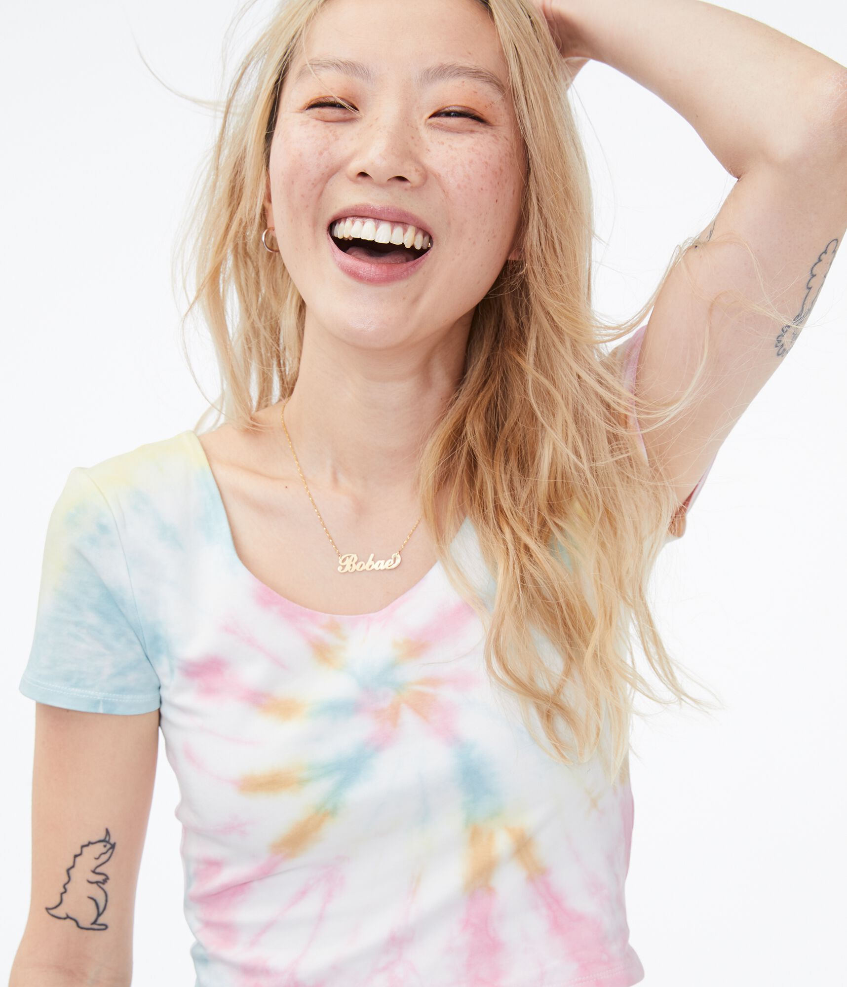 Tie-Dye Ballet Crop Top