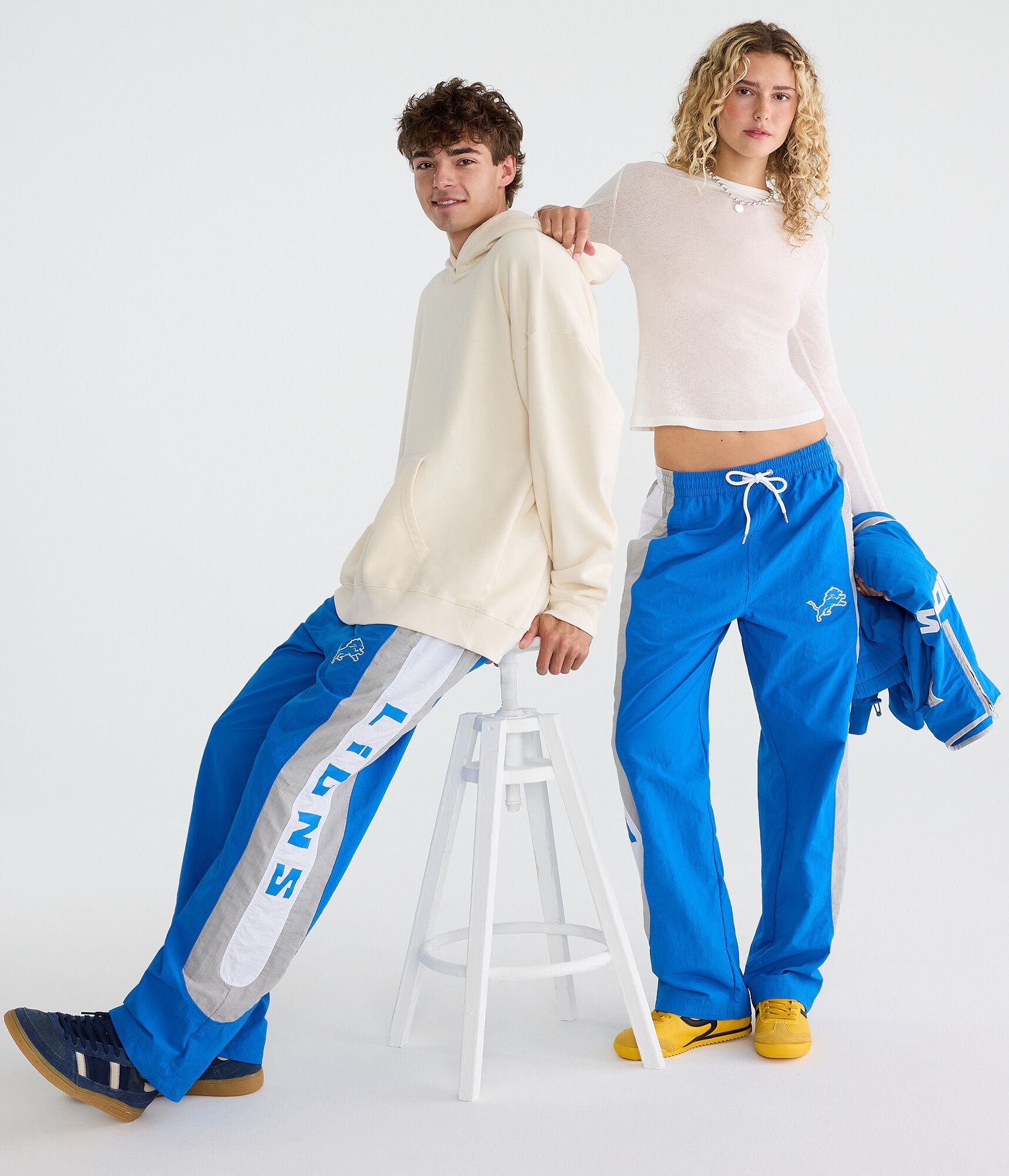 Detroit Lions Nylon Track Pants