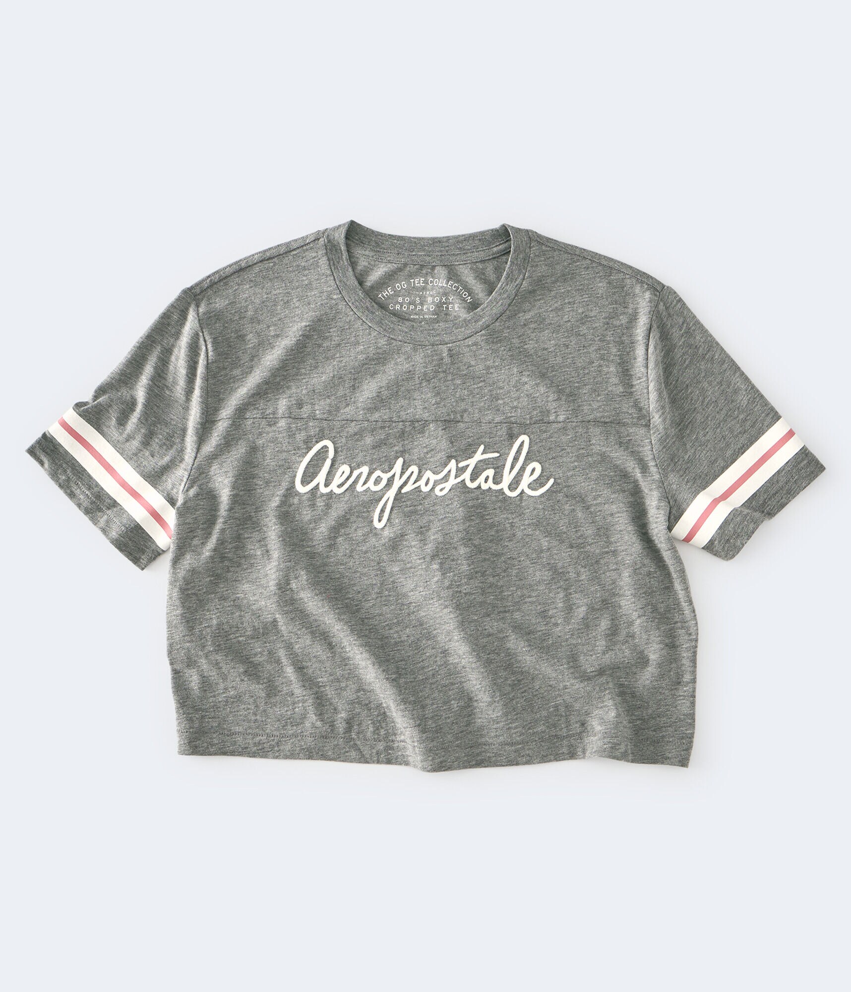 Aeropostale Script Cropped Boxy Tee***