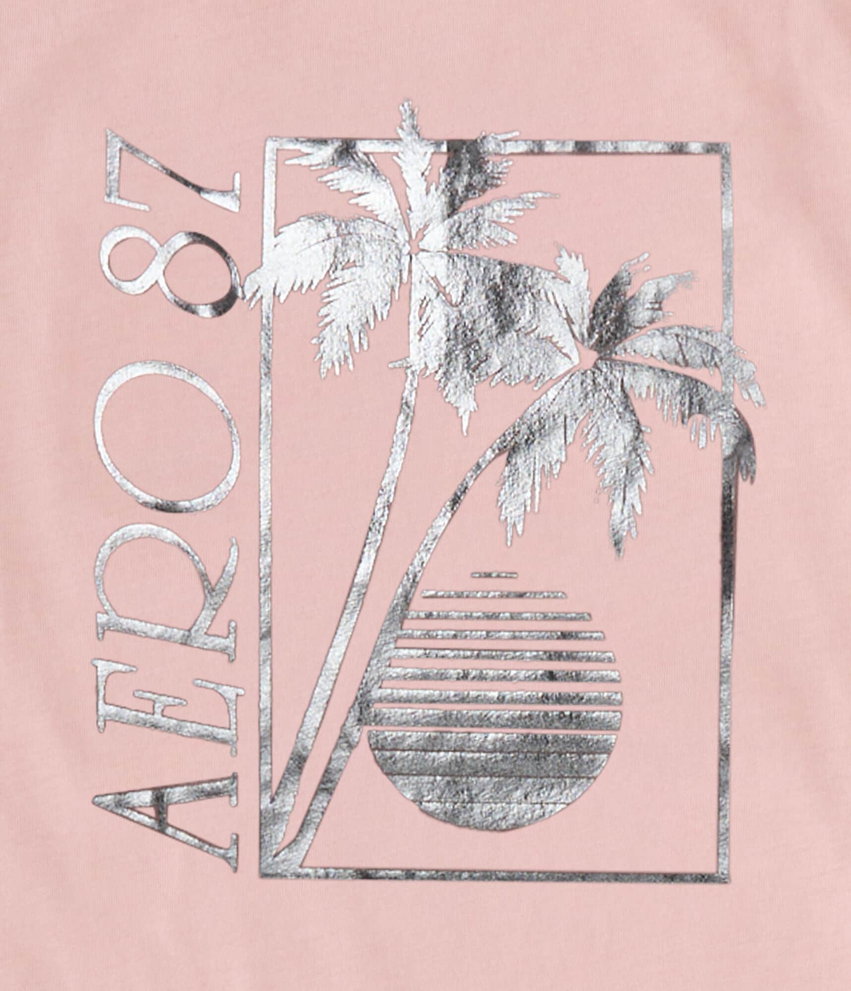 Aero 87 Palm Sunset Foil Graphic Tee
