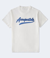 Aeropostale Script Logo Appliqué Graphic Tee