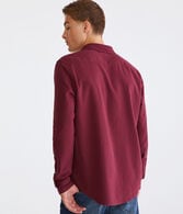 Long Sleeve Solid Flannel Shirt