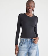 Long Sleeve Seriously Soft Smooth Crew Bodysuit