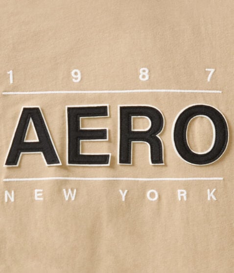 Aero New York Appliqué Graphic Tee