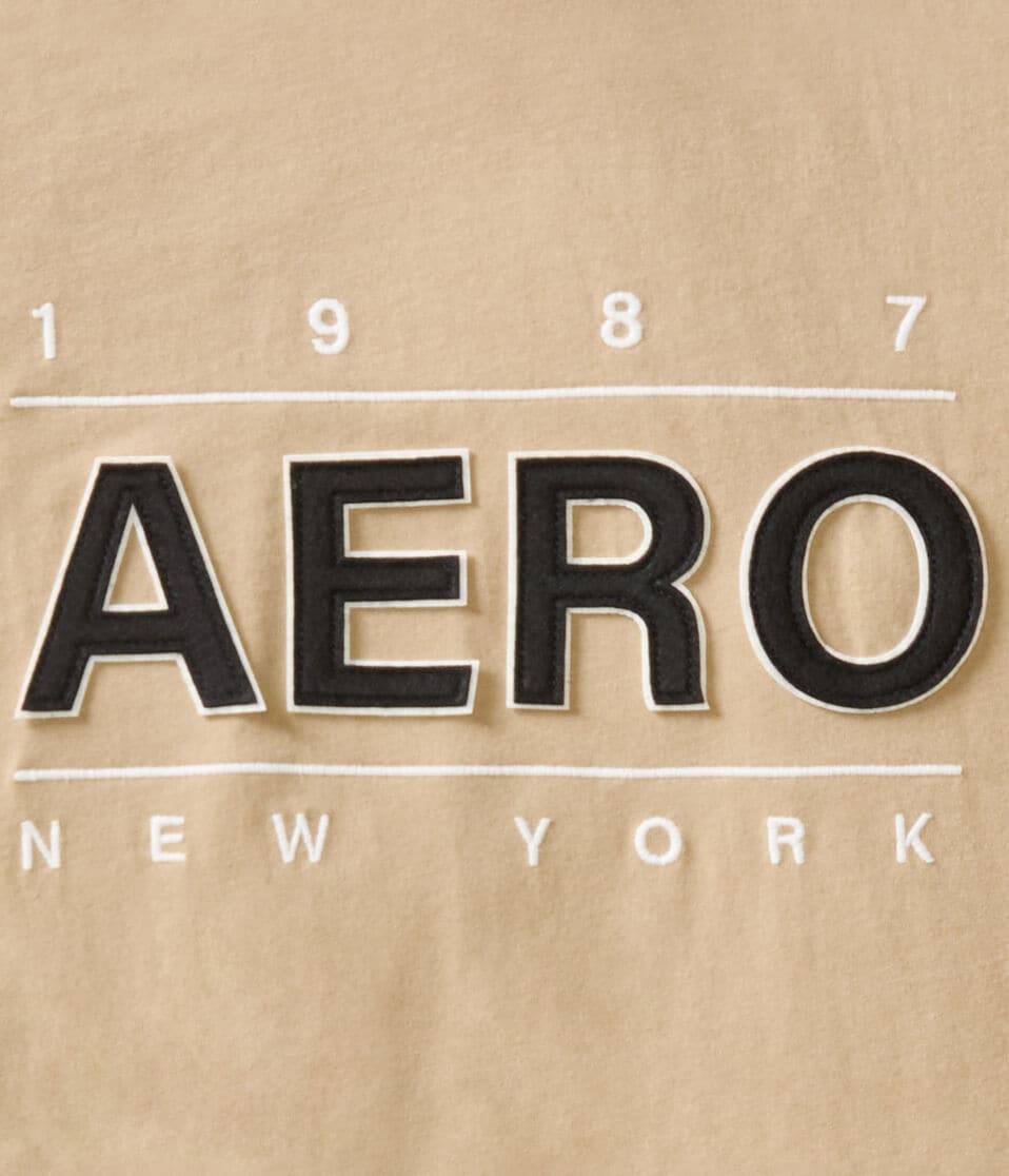 Aero New York Appliqué Graphic Tee