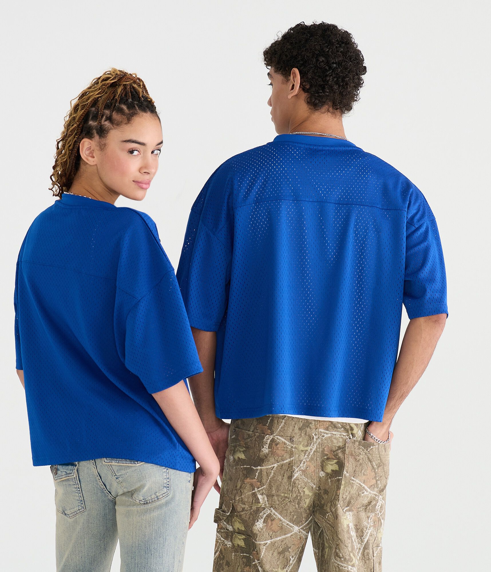 Florida Gators Boxy Mesh V-Neck Top